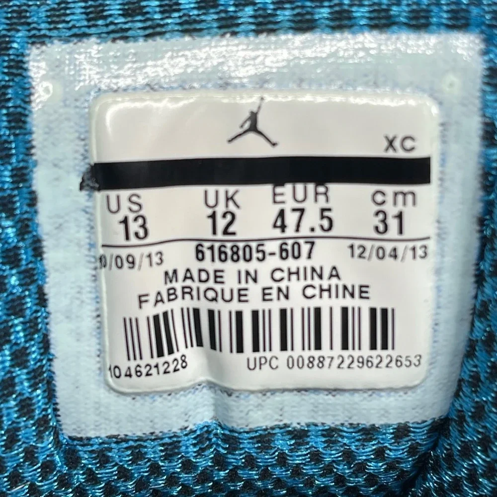 Nike Air Jordan CP3‎ VII Basketball Men Shoes Black/Red/Blue 616805-607 Size 13